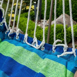 Druline Hängestuhl Hängematte Hängesessel Hängesitz Aufhängung Bunt 120kg GrünBlau -Garten- & Gewächshäuser Geschäft 5993bfe619e8a8aad9fac4737884866b