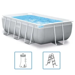 INTEX Swimmingpool-Set Prism Frame Rechteckig 300 X 175 X 80 Cm -Garten- & Gewächshäuser Geschäft 599ffd25fa658c1113a28447301d42df