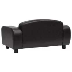 VidaXL Hundesofa Schwarz 80x50x40 Cm Kunstleder -Garten- & Gewächshäuser Geschäft 59af71de8dd0ffec8139aed100b56a99