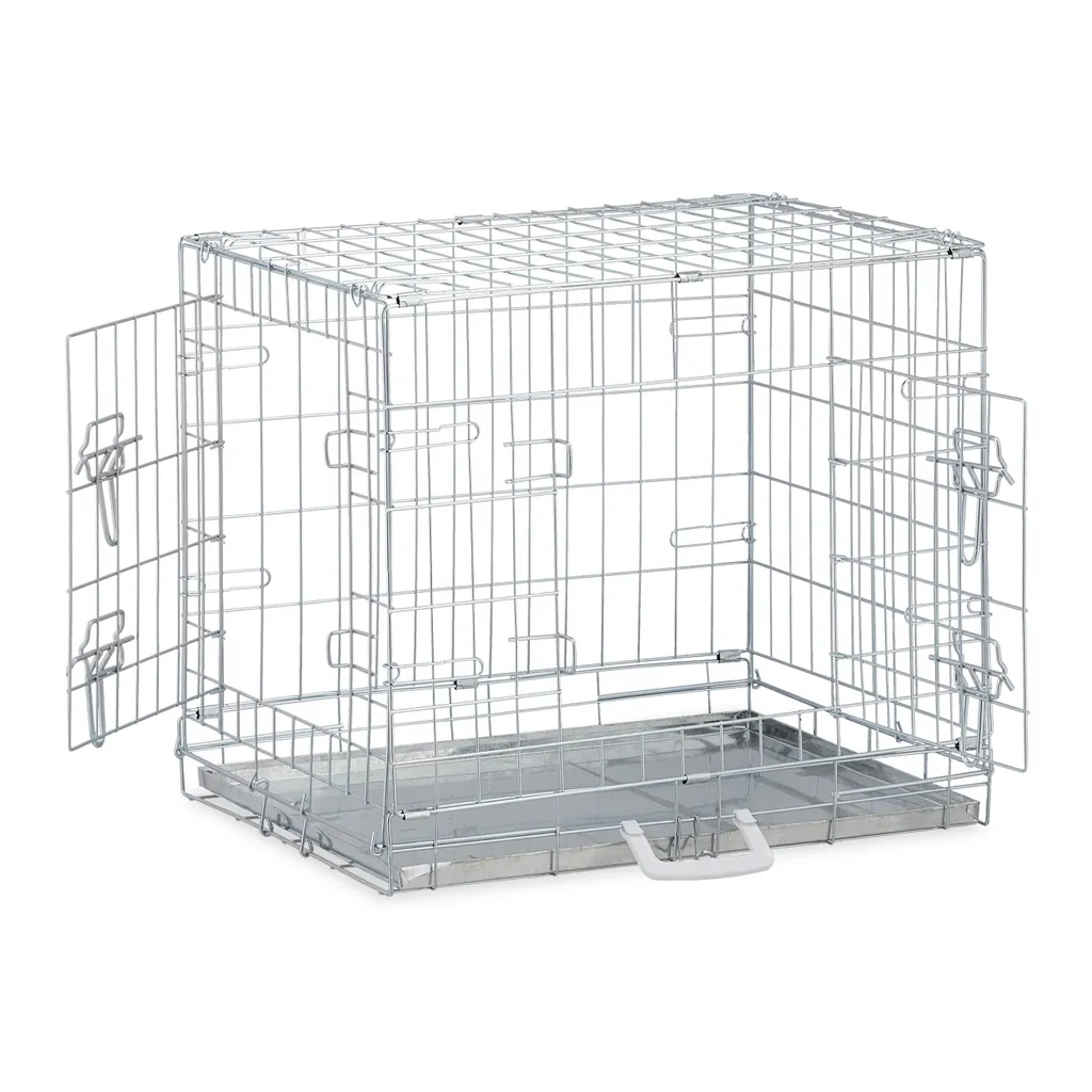 Relaxdays Faltbarer Hundekäfig Für Zuhause 9 Relaxdays Faltbarer Hundekäfig Für Zuhause – Bild 9