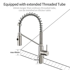 Homelody Wasserhahn Küche Spiralfederarmatur Mit Ausziehbar Brause Küchenarmatur Mit 2 Strahlen Mischbatterie Küche Armatur 360° Küche Spiralfederarmatur Spültischarmatur Für Küche 13 Homelody Wasserhahn Küche Spiralfederarmatur Mit Ausziehbar Brause Küchenarmatur Mit 2 Strahlen Mischbatterie Küche Armatur 360° Küche Spiralfederarmatur Spültischarmatur Für Küche -Garten- & Gewächshäuser Geschäft 5a22a60a41418640b10265998f122c18 1