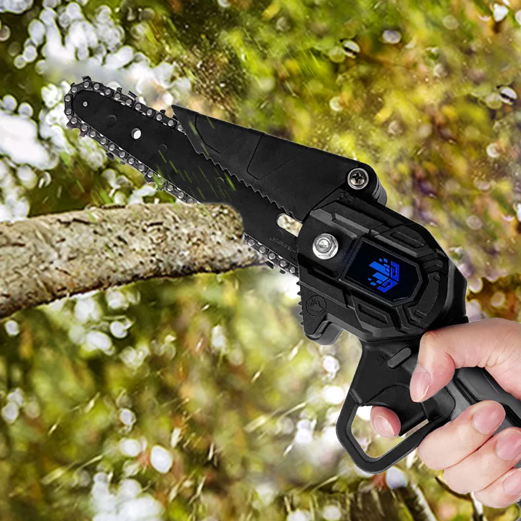 Yofidra 6 Zoll Elektrokettensägen Garten Handkettensäge Mit 2 Akkus Und 4 Ketten 8 Yofidra 6 Zoll Elektrokettensägen Garten Handkettensäge Mit 2 Akkus Und 4 Ketten – Bild 8