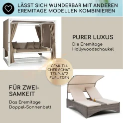 Blumfeldt Sonnenliegen Für 2 Personen, Liege Für Den Garten & Terrasse, Große Sonneninsel Outdoor, Doppelliege Mit Verstellbarer Rückenlehne, Sonnenliege Mit Dach, Liegeinsel Wasserfest, Garten Möbel 15 Blumfeldt Sonnenliegen Für 2 Personen, Liege Für Den Garten & Terrasse, Große Sonneninsel Outdoor, Doppelliege Mit Verstellbarer Rückenlehne, Sonnenliege Mit Dach, Liegeinsel Wasserfest, Garten Möbel -Garten- & Gewächshäuser Geschäft 5a40e54aecd0265b17dfa1589048adda
