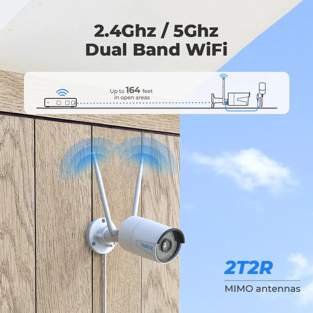 Reolink RLC-410W-AI, 4MP WLAN IP-Überwachungskamera 2,4/5GHz CCTV IP Kamera Outdoor Mit 30m IR Nachtsicht, SD Kartenslot Und Smarte Personen-/Fahrzeugerkennung Und Bewegungserkennung, Fernzugriff, Wasserfest IP66 5 Reolink RLC-410W-AI, 4MP WLAN IP-Überwachungskamera 2,4/5GHz CCTV IP Kamera Outdoor Mit 30m IR Nachtsicht, SD Kartenslot Und Smarte Personen-/Fahrzeugerkennung Und Bewegungserkennung, Fernzugriff, Wasserfest IP66 – Bild 5