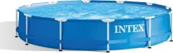 INTEX Frame Pool - Set Rondo Ø 366 X 76 Cm, Farbe: Blau; 128212NP -Garten- & Gewächshäuser Geschäft 5a81822f9088915d29d557768038cb04