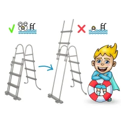 Bestway Power Steel Frame Pool Komplettset, Oval, 488 X 305 X 107 Cm (56448) -Garten- & Gewächshäuser Geschäft 5aaab73cd89aa437fdbc1584c04c1e6a