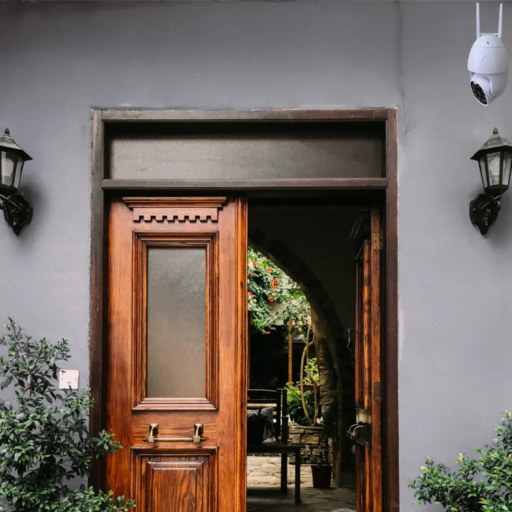 Kabellose WLAN Überwachungskamera IP Kamera Aussen Outdoor 1080P Full HD 2.4GHz WiFi IP66 Wasserdicht Bewegungserkennung Kartenslot 355°/90° Retoo 7 Kabellose WLAN Überwachungskamera IP Kamera Aussen Outdoor 1080P Full HD 2.4GHz WiFi IP66 Wasserdicht Bewegungserkennung Kartenslot 355°/90° Retoo – Bild 7