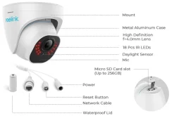 Reolink RLC-822A, 4K PoE LAN IP-Überwachungskamera Mit 3X Optischem Zoom, Personen-/Autoerkennung, 30m IR Nachtsicht 21 Reolink RLC-822A, 4K PoE LAN IP-Überwachungskamera Mit 3X Optischem Zoom, Personen-/Autoerkennung, 30m IR Nachtsicht -Garten- & Gewächshäuser Geschäft 5ade9428e392d420f72abb52e20fe8af