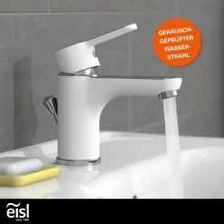 Eisl DIZIANI Waschtischarmatur Mit Zugstange, Wasserhahn Bad Mit Ablaufgarnitur Waschbecken, Weiß/Chrom 11 Eisl DIZIANI Waschtischarmatur Mit Zugstange, Wasserhahn Bad Mit Ablaufgarnitur Waschbecken, Weiß/Chrom -Garten- & Gewächshäuser Geschäft 5ae0a29a935ae9426b2e6ca3dd198868