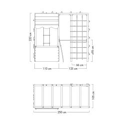 WICKEY Klettergerüst Spielturm Smart Action Gartenspielgerät Mit Kletterwand & Spiel-Zubehör - Grün -Garten- & Gewächshäuser Geschäft 5aea1beaa8f2f83744923903da17b3bb 1