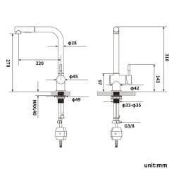 Lonheo Hochdruck Ausziehbar Küchenarmatur, Schwarz Spültischarmatur Mit 2 Auslauffunktionen, 360° Schwenkbar Einhebel Küchenwasserhahn, Mischbatterie Küche Aus Edelstahl 16 Lonheo Hochdruck Ausziehbar Küchenarmatur, Schwarz Spültischarmatur Mit 2 Auslauffunktionen, 360° Schwenkbar Einhebel Küchenwasserhahn, Mischbatterie Küche Aus Edelstahl -Garten- & Gewächshäuser Geschäft 5b01d4be3b923e2a203638c4166d5ffa
