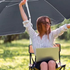 Relaxdays Grauer Sonnenschirm 160 Cm -Garten- & Gewächshäuser Geschäft 5b2b5c933674960a5a189e3a4d60a1ba