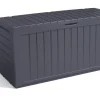 Deuba Auflagenbox Marvel Plus Keter 220kg Belastbar Rollen Griffe Smart Click System Truhe Gartenbox Kissenbox Garten