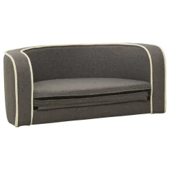 VidaXL Klappbares Hundesofa 76x71x30 Cm Waschbare Kissen Leinen Grau -Garten- & Gewächshäuser Geschäft 5b9e140054732a4d3a0d34cf18694cfc