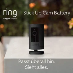 Ring Stick Up Cam 8SC1S9-BEU0 - Überwachungskamera - Schwarz 10 Ring Stick Up Cam 8SC1S9-BEU0 - Überwachungskamera - Schwarz -Garten- & Gewächshäuser Geschäft 5c0c7941045707cde0902607084bd35e