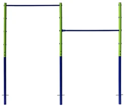 Best Sporting 61395 Doppel-Turnreck Klara Spielplatz Blau/grün/blau