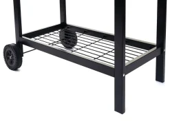 Mendler Grillwagen HWC-F70, Holzkohlegrill Standgrill Gartengrill Mit Deckel Ablage, Stahl 103x93x70cm Schwarz -Garten- & Gewächshäuser Geschäft 5c43c2a19dc61416d9a6eb82d608473e