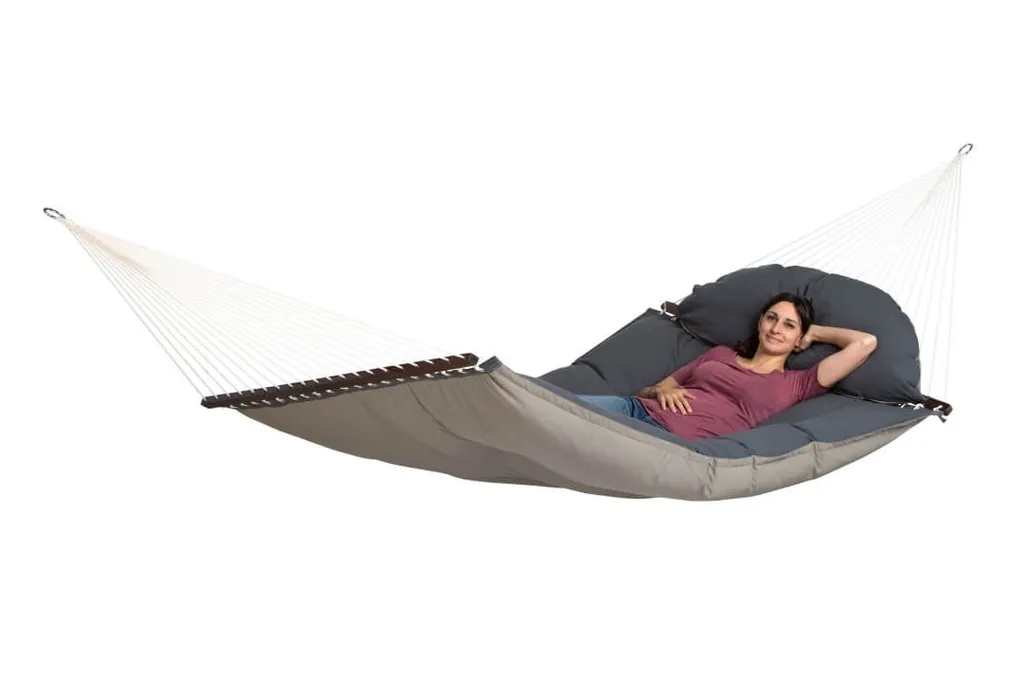Hängematte Amazonas Fat Hammock XXL 187x146cm Taupe 7 Hängematte Amazonas Fat Hammock XXL 187x146cm Taupe – Bild 7