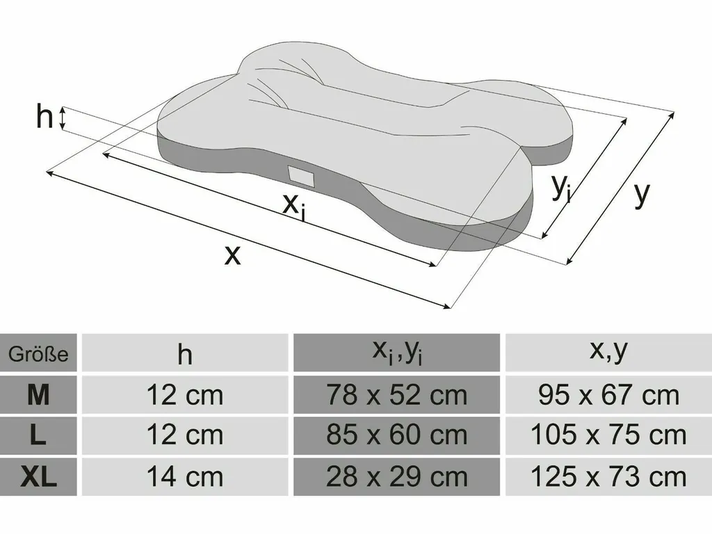 Hobbydog Hundematratze Hundebett Kissen Liegen KNOCHEN Hundekissen Bett Sofa Glamour Schwarz L 5 Hobbydog Hundematratze Hundebett Kissen Liegen KNOCHEN Hundekissen Bett Sofa Glamour Schwarz L – Bild 5