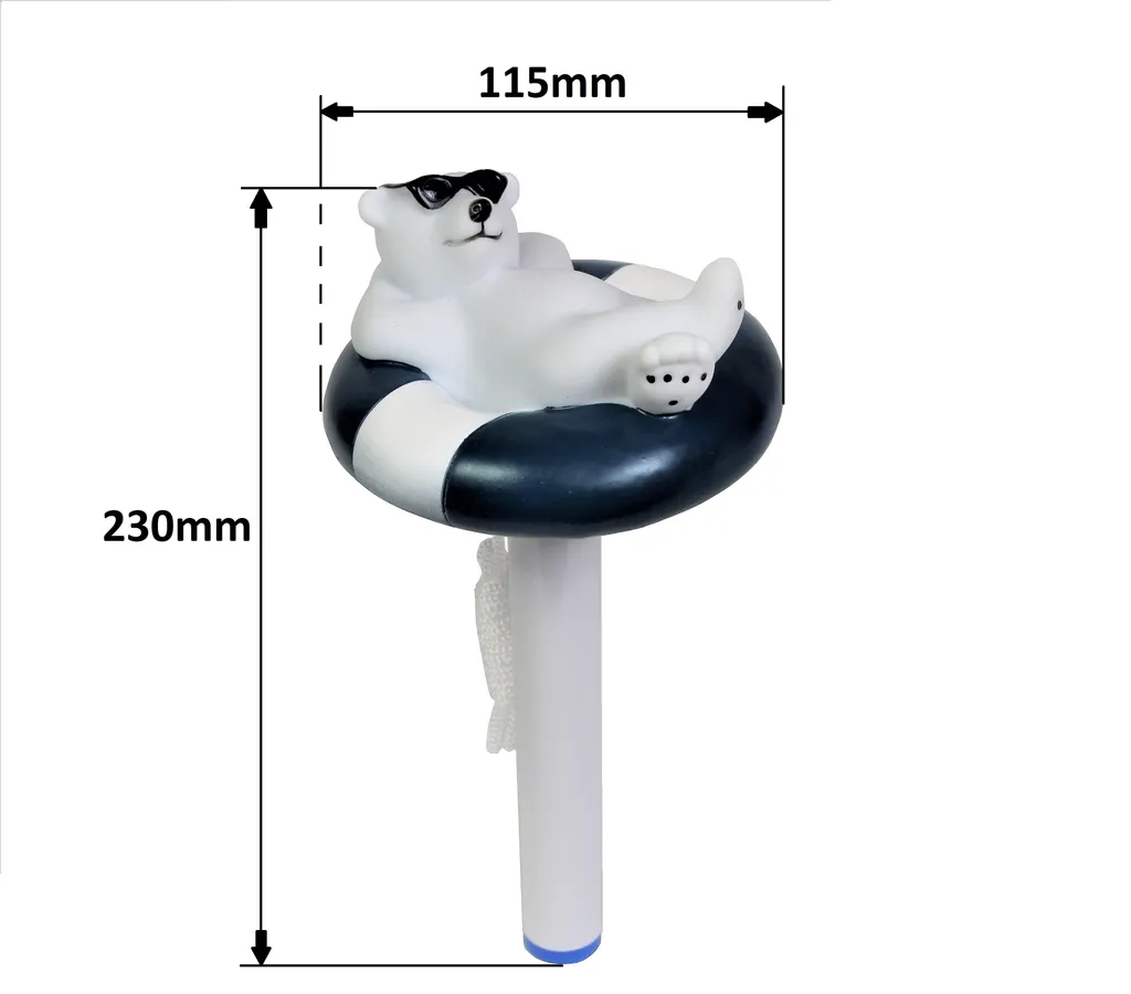 Paradies Pool Thermometer Eisbär (C69) 2 Paradies Pool Thermometer Eisbär (C69) – Bild 2