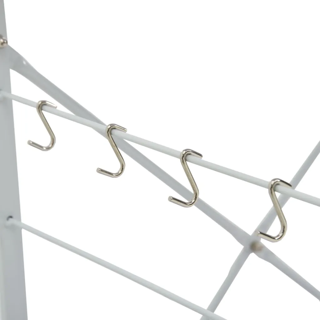 VidaXL Mikrowellenregal Weiß 60x39,6x123 Cm Holzwerkstoff 5 VidaXL Mikrowellenregal Weiß 60x39,6x123 Cm Holzwerkstoff – Bild 5