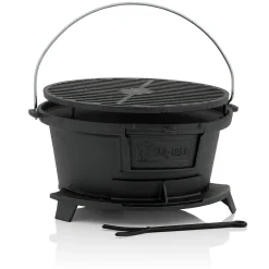 BBQ-Toro Gusseisen Grilltopf Mit Grillrost | 43 X 42 X 21,5 Cm | Hibachi Style