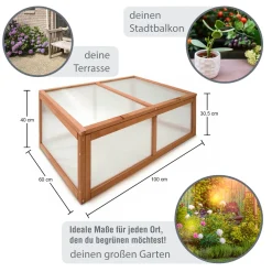 Zooprinz Frühbeet Holz Sorgt Für Frische Kräuter Jungpflanzen Für Den Eigenen Kräutergarten Und Blumengarten Ziehen 13 Zooprinz Frühbeet Holz Sorgt Für Frische Kräuter Jungpflanzen Für Den Eigenen Kräutergarten Und Blumengarten Ziehen -Garten- & Gewächshäuser Geschäft 5cba46d8c7210c49777e1b2300996af6