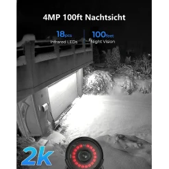 Reolink 4MP Überwachungskamera Aussen, 2,4/5GHz WLAN CCTV IP Kamera Outdoor, Intelligente Personen-/Fahrzeugerkennung,Wetterfest, 30m Nachtsicht, Audioaufzeichnung, RLC-410W Schwarz -Garten- & Gewächshäuser Geschäft 5cf1c40190c7f73deee16aa1e24e4353