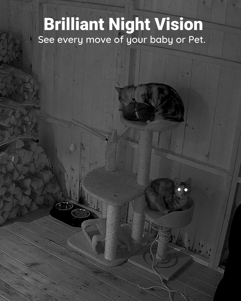 Reolink WLAN Überwachungskamera Innen 4MP, Schwenkbare IP-Kamera Indoor Mit Auto-Tracking, Personen-/Haustiererkennung, 2,4/5GHz WiFi, 2-Wege-Audio, IR-Nachtsicht, SD-Kartenslot, E1 Pro (Schwarz Und Weiß), 4 Stück 15 Reolink WLAN Überwachungskamera Innen 4MP, Schwenkbare IP-Kamera Indoor Mit Auto-Tracking, Personen-/Haustiererkennung, 2,4/5GHz WiFi, 2-Wege-Audio, IR-Nachtsicht, SD-Kartenslot, E1 Pro (Schwarz Und Weiß), 4 Stück – Bild 15