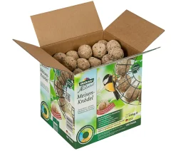Dehner Natura Wildvogelfutter, Große Meisenknödel, Ohne Netz, 100 Stück Je 100 Gramm (10 Kg)