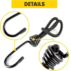 PRETEX Spanngummi Mit Haken - Set Mit 25 Stück X 13cm Expander Mit Öse - Hochbelastbare Gummispanner Perfekt Als Planenspanner Für Camping Oder Zur Transportsicherung Für Anhänger, Schwarz 8 PRETEX Spanngummi Mit Haken - Set Mit 25 Stück X 13cm Expander Mit Öse - Hochbelastbare Gummispanner Perfekt Als Planenspanner Für Camping Oder Zur Transportsicherung Für Anhänger, Schwarz -Garten- & Gewächshäuser Geschäft 5d394d80e04bbcefe8b7b9b3b30b52e8