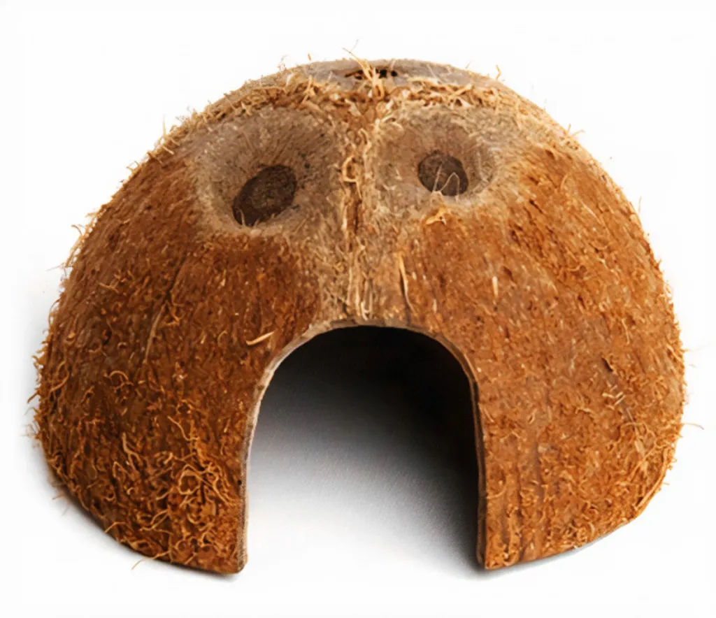 Komodo Käfigzubehör Kokosnuss Nager 8,5 X 5,5 Cm Braun 1 Komodo Käfigzubehör Kokosnuss Nager 8,5 X 5,5 Cm Braun