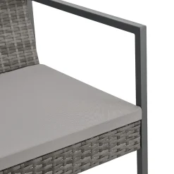 Juskys Polyrattan Sitzgruppe Bahamas L - Tisch, 4 Stühle, 4 Hocker & Kissen - Inkl. Plane - Essgruppe Für 8 Personen - Industrial Gartenmöbel Set Grau -Garten- & Gewächshäuser Geschäft 5d4faebb244bf229b2dde28819313118