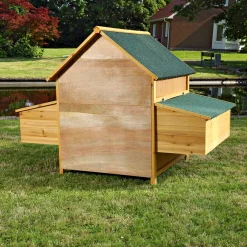 Mucola Geflügelstall Hühnerstall Hühnerhaus Hasenstall Freilauf Holz Kaninchenkäfig XXL Stall Kleintierstall Freigehege Auslauf Käfig -Garten- & Gewächshäuser Geschäft 5d5d760ef0360bea4f09b7bb1710d3ed