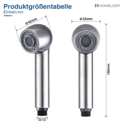 Homelody Geschirrbrause Ersatzkopf 2 Strahlarten Brausekopf Küchenarmatur Wasser Sparen, Handbrause Küche, Spülbrause Für Küchenarmatur Spültischarmatur 18 Homelody Geschirrbrause Ersatzkopf 2 Strahlarten Brausekopf Küchenarmatur Wasser Sparen, Handbrause Küche, Spülbrause Für Küchenarmatur Spültischarmatur -Garten- & Gewächshäuser Geschäft 5d640dc26d04a41b439f4072ed5e5636