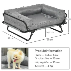 PawHut Hundesofa 2 In 1 Haustiersofa Und Hundeliege Katzensofa Erhöhtes Hundebett Schlafplatz Für Katzen Hunde Abnehmbar Oxfordstoff Grau 80 X 59 X 36 Cm 11 PawHut Hundesofa 2 In 1 Haustiersofa Und Hundeliege Katzensofa Erhöhtes Hundebett Schlafplatz Für Katzen Hunde Abnehmbar Oxfordstoff Grau 80 X 59 X 36 Cm -Garten- & Gewächshäuser Geschäft 5d7d40fa3ffcf4ac044a4f46f0f8b40f