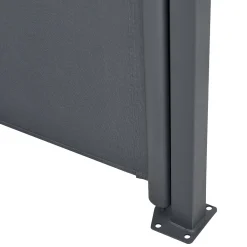 Juskys Seitenmarkise Dubai 500 X 200 Cm Ausziehbar Blickdicht, Sichtschutz Windschutz Für Balkon & Terrasse, Seitenrollo Wandhalterung - Anthrazit -Garten- & Gewächshäuser Geschäft 5d85107bf760224a997723364f78b7f9