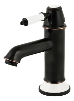 Calmwaters® Vintage-Waschtischarmatur Nostalgie, Wasserhahn Bad, Waschbeckenarmatur Mit Pop-Up Ventil, Einhebelmischer Mit Keramikkartusche, Retro-Badarmatur, Messing, Schwarz-Kupfer, 14PZ5611 -Garten- & Gewächshäuser Geschäft 5d8a6dd07a615d42af16d5ed0efdab74