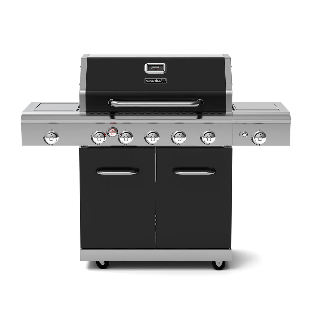 Nexgrill Gasgrill 5 Brenner Deluxe Mit Heckbrenner, Seitenkochfeld Und Seitenbrenner 2 Nexgrill Gasgrill 5 Brenner Deluxe Mit Heckbrenner, Seitenkochfeld Und Seitenbrenner – Bild 2