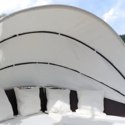 Swing&Harmonie LED - Sonneninsel Rattan Lounge Polyrattan Sitzgruppe Liege Insel 210cm Inkl. Abdeckcover -Garten- & Gewächshäuser Geschäft 5da2851eb25fc13848d75c026ea63f75