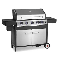 Maxxworld LANDMANN Gasgrill 5.1 MaxX Gartengrill BBQ Gasgrillwagen Gasbrenner Edelstahl