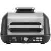 Ninja AG651EU Foodi MAX PRO Grill & Heißluftfritteuse, 7 Zubereitungsfunktionen, 2 Grillplatten, 3,8 L - Silber/Schwarz