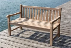 Garden Pleasure Teak Garten Bank Solo 3-Sitzer Sitzbank Essbank Möbel Holzbank -Garten- & Gewächshäuser Geschäft 5e0ba7b5c2ab18b16c1bc60ba037bee3