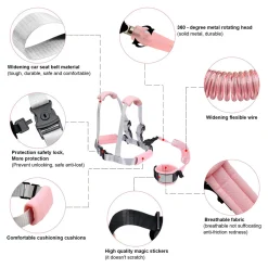 Mmgoqqt Kleinkind-Leine Zum Spazierengehen, Baby-Leine Für Kleinkinder Und Jungen, 4-in-1, Kindergeschirr Mit Leine, Kindersicherungs-Leine, Anti-Verlust-Handgelenk-Link ,Pink,2.5m -Garten- & Gewächshäuser Geschäft 5eddfd8803594c3b39c87c724da57bab