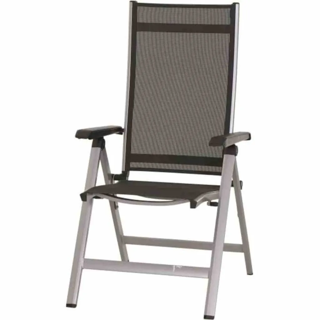 Siena Garden Tesoro Gartenstuhl, Klappbar, Silber 1 Siena Garden Tesoro Gartenstuhl, Klappbar, Silber