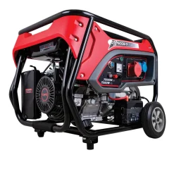 DeTecc. DeTec. DT-7500E-3 230V/400V Benzin-Generator 7,5 KW Mit E-Start