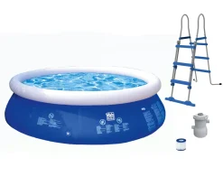 Happy People Quick Up Pool Set 360 X 90 Cm Mit Filterpumpe Und Leiter