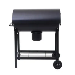 Mendler Grillwagen HWC-F70, Holzkohlegrill Standgrill Gartengrill Mit Deckel Ablage, Stahl 103x93x70cm Schwarz -Garten- & Gewächshäuser Geschäft 5ffa7c0a61a08ec2340b136cb6a301bf