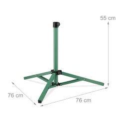 Relaxdays Grüner Sonnenschirmständer Klappbar -Garten- & Gewächshäuser Geschäft 60016aff90a7a1f2700b31245c6a2539