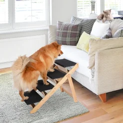 ONVAYA® Haustiertreppe | 4 Stufen | Treppe Für Hunde Und Katzen Aus Echtholz | Klappbar | 2 In 1 Treppe Und Rampe | Rutschfest 12 ONVAYA® Haustiertreppe | 4 Stufen | Treppe Für Hunde Und Katzen Aus Echtholz | Klappbar | 2 In 1 Treppe Und Rampe | Rutschfest -Garten- & Gewächshäuser Geschäft 600e94e6b500d28a6f39a577f4a8df97